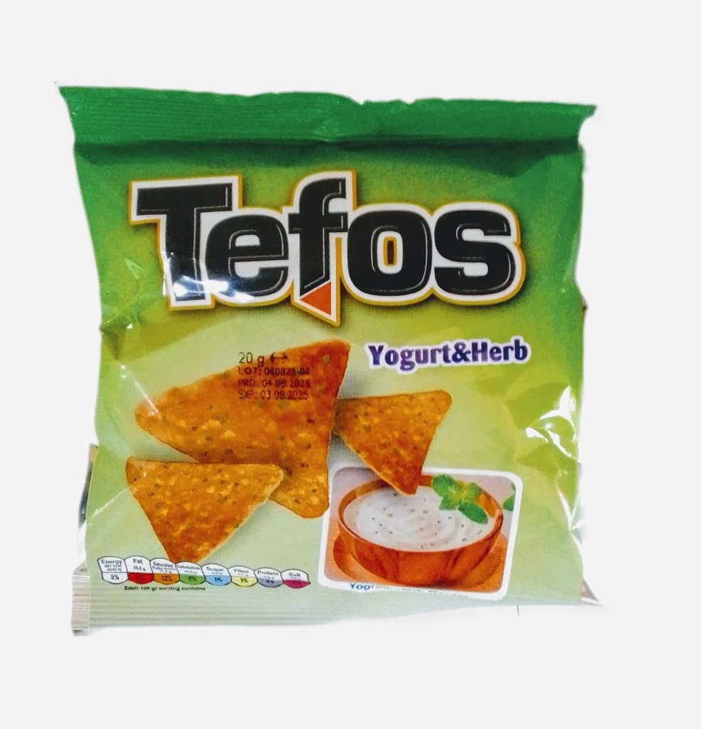 Chip Tefos Yogurt 20g