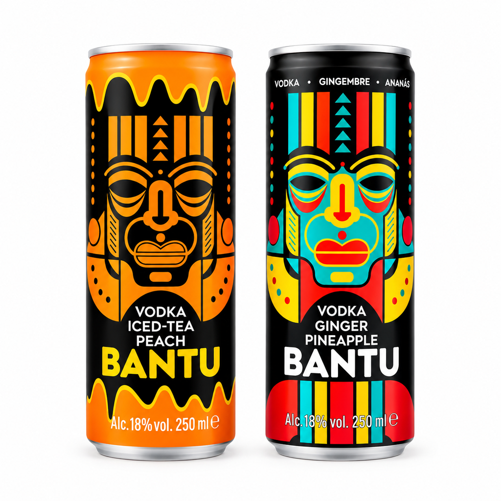 Energizante con Vodka Bantu