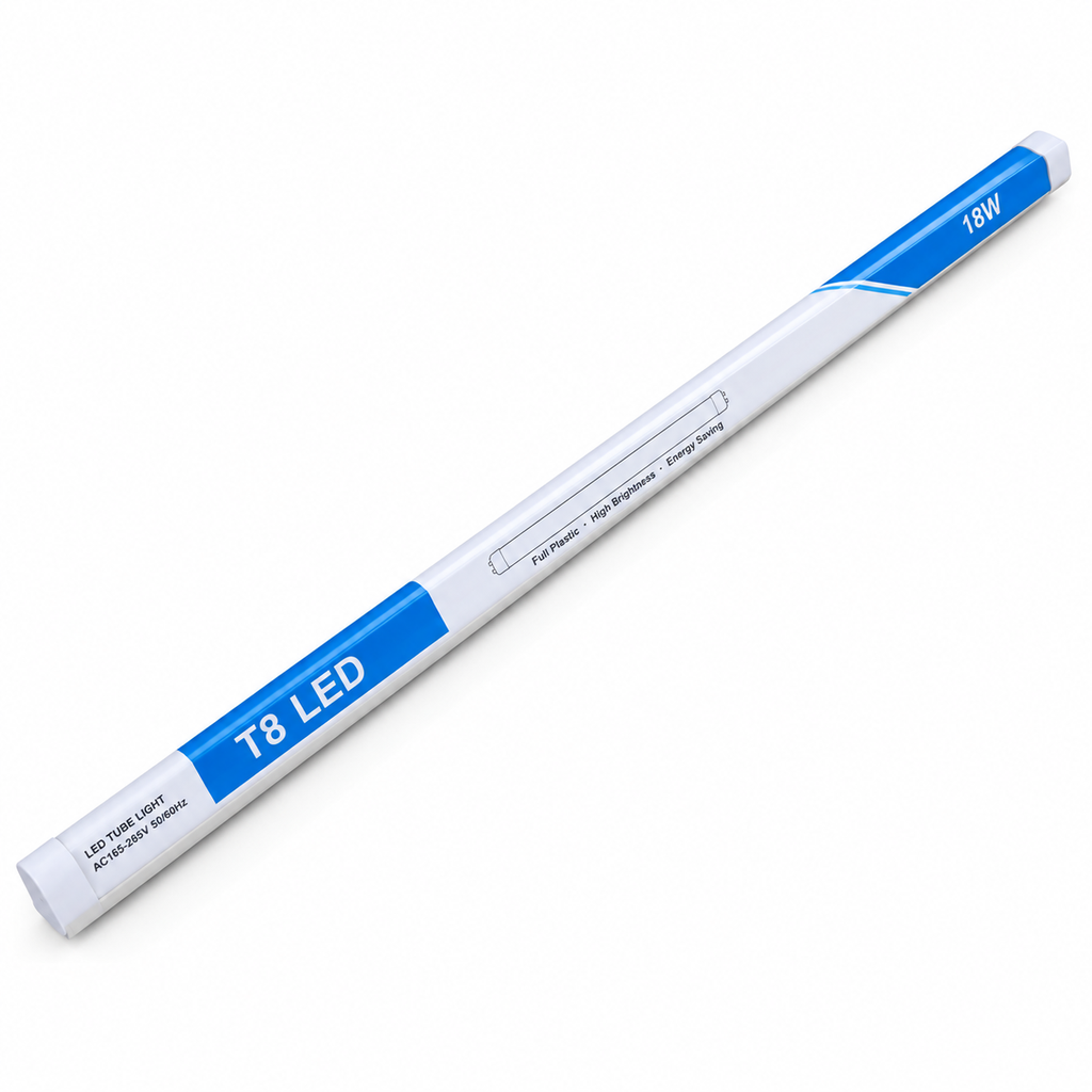 Lampara sencilla de luz blanca, multivoltaje 0.60m