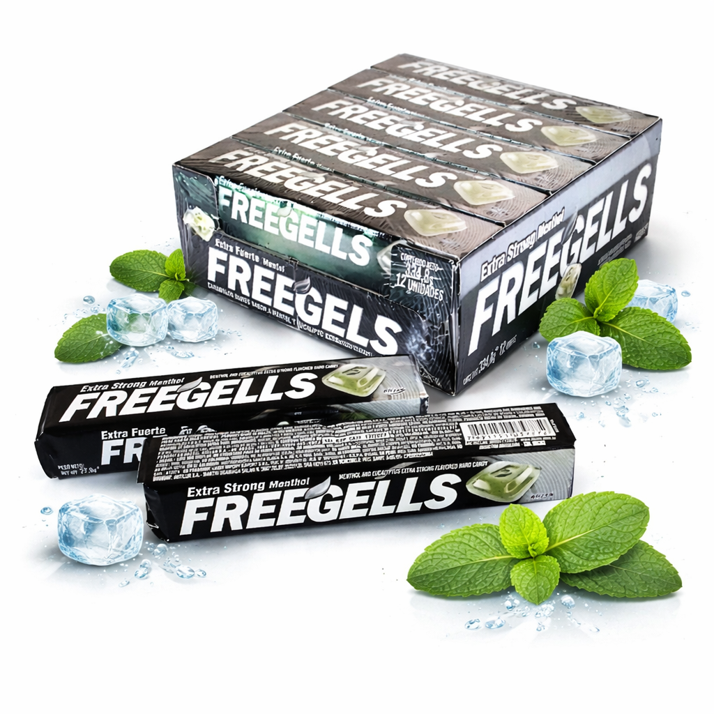 Caramelos Freegells extra fuerte