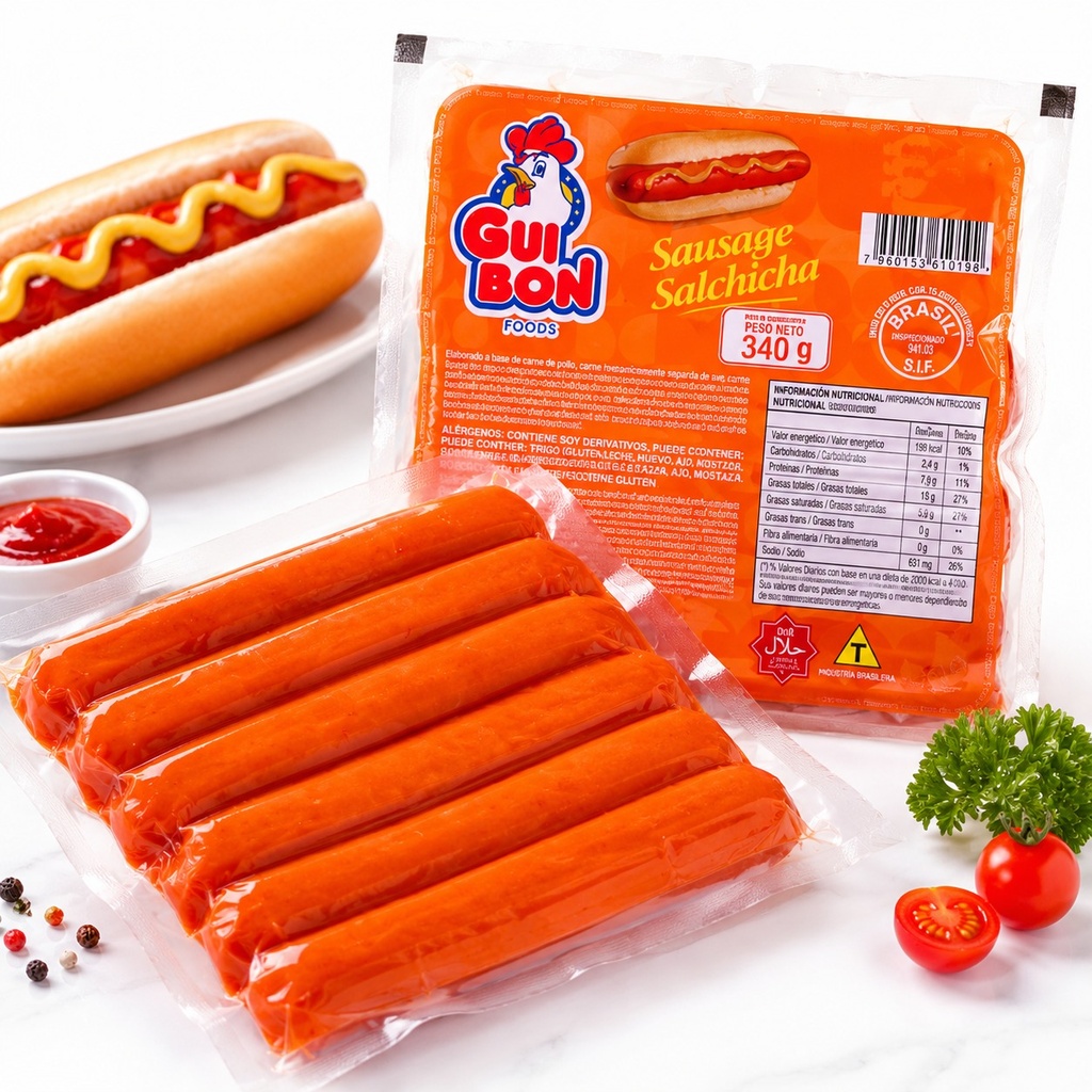 Salchichas 340g (11Unidades)