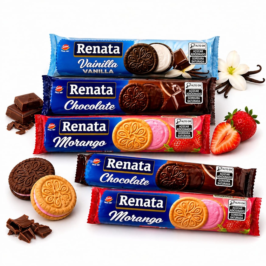 Galletas con Crema de Vainilla 112 g Renata
