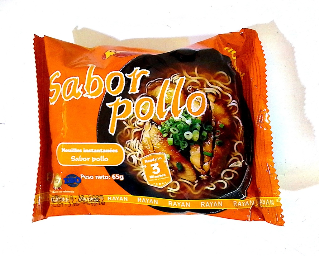 Sopa de Fideos Sabor Pollo "TB FOOD