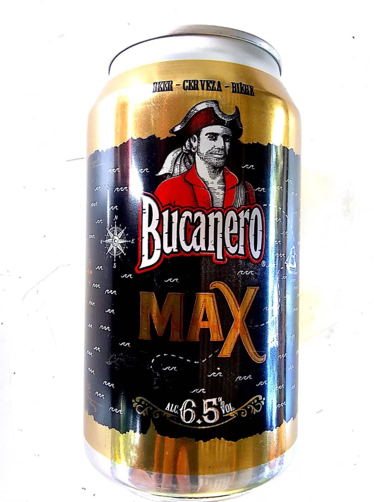 Cerveza Bucanero Max 355 ml