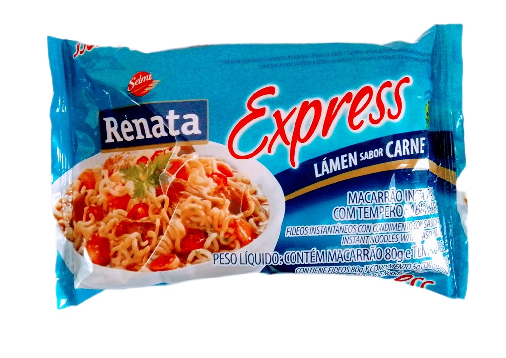 Fideos Instantaneos (Noodles) sabor a Carne 85g Renata
