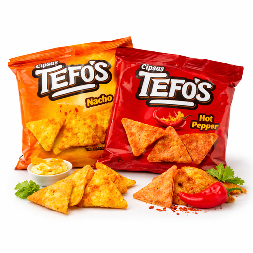 Chips patatas Tefos 20g