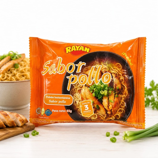 Sopa de Fideos Sabor Pollo "Rayan"