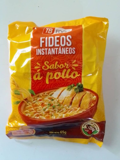 Sopa de Fideos Sabor Pollo "TB FOOD"